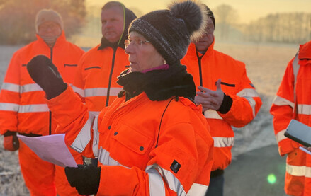 Cornelia Theiß vom Straßenbauamt Schwerin hat die Bauabnahme geleitet. © strassen-mv.de