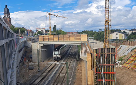 Der Zugverkehr konnte termingerecht wieder aufgenommen werden. © strassen-mv.de