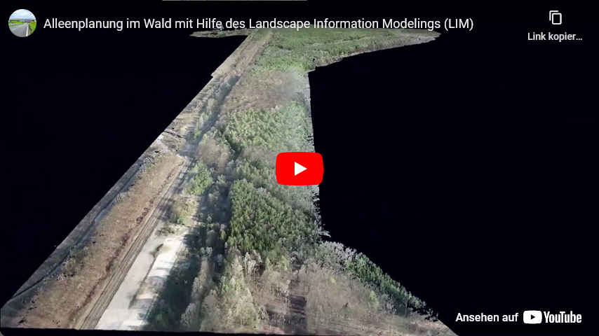 Video starten: Film "Alleenplanung im Wald mit Hilfe" auf Youtube